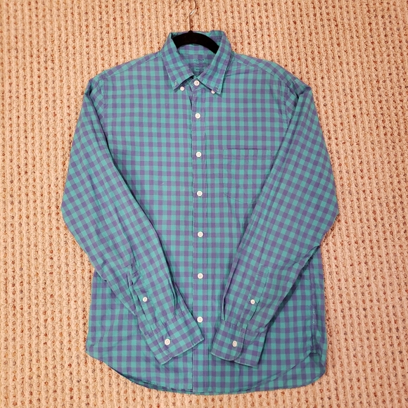 MENS J CREW LIGHT WEIGHT BUTTON DOWN SHIRT - Picture 2 of 3